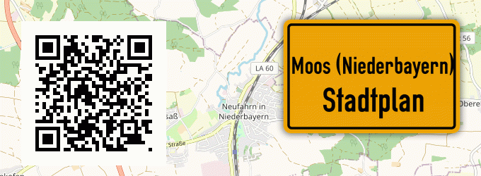 Stadtplan Moos (Niederbayern)