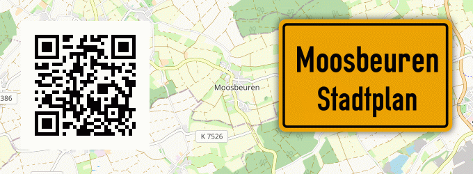 Stadtplan Moosbeuren