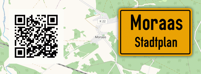 Stadtplan Moraas