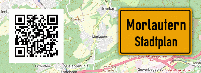 Stadtplan Morlautern, Pfalz