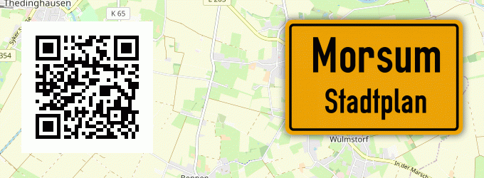 Stadtplan Morsum