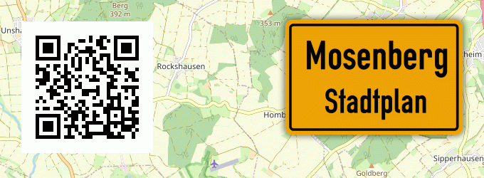Stadtplan Mosenberg, Oberpfalz