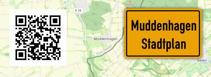 Stadtplan Muddenhagen