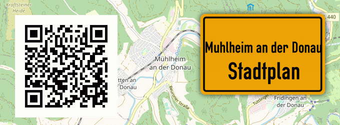 Stadtplan Muhlheim an der Donau