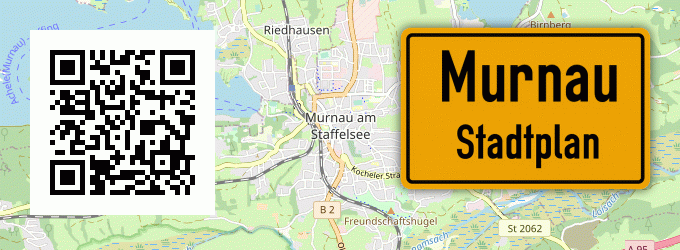 Stadtplan Murnau
