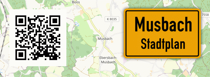 Stadtplan Musbach