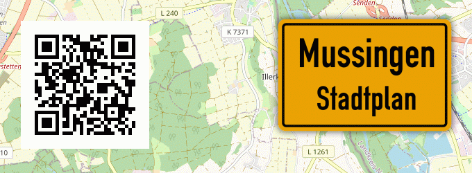 Stadtplan Mussingen