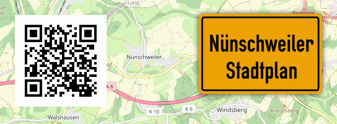 Stadtplan Nünschweiler