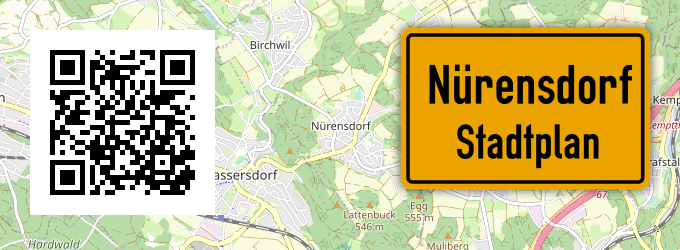 Stadtplan Nürensdorf