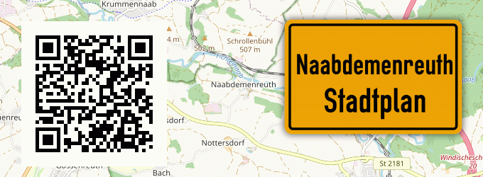 Stadtplan Naabdemenreuth