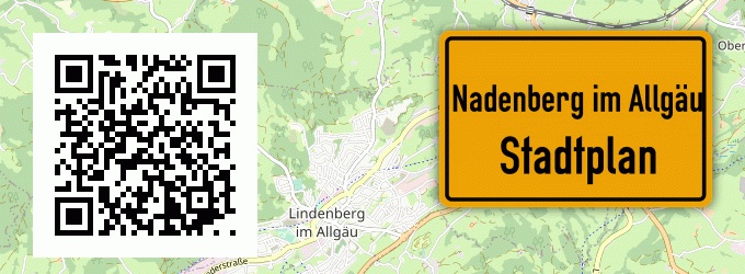 Stadtplan Nadenberg im Allgäu