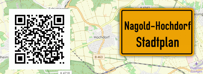 Stadtplan Nagold-Hochdorf
