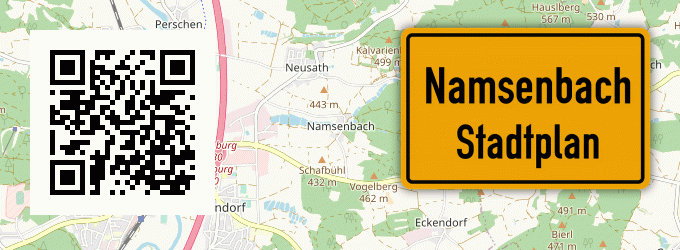 Stadtplan Namsenbach