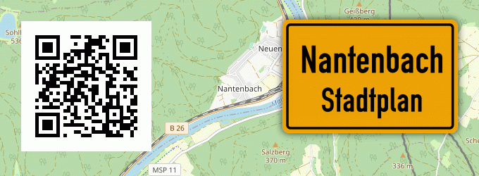 Stadtplan Nantenbach, Main