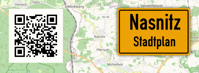 Stadtplan Nasnitz, Oberpfalz