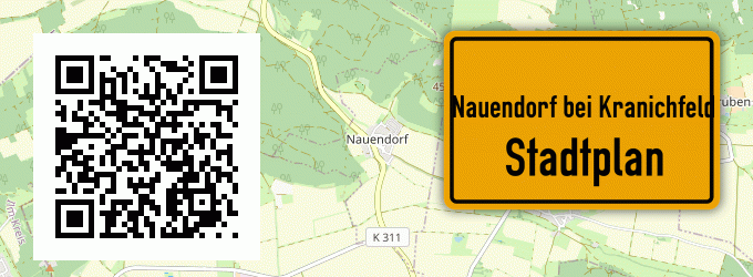 Stadtplan Nauendorf bei Kranichfeld