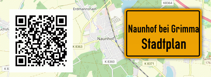 Stadtplan Naunhof bei Grimma