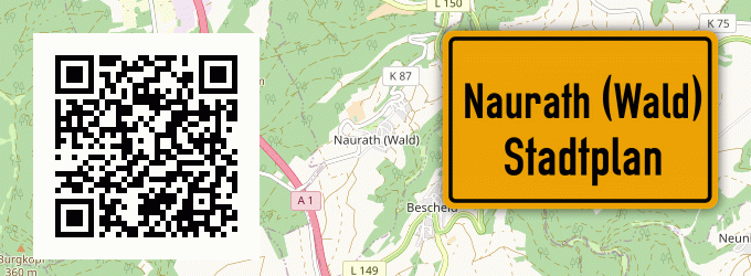 Stadtplan Naurath (Wald)