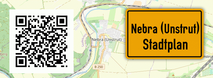 Stadtplan Nebra (Unstrut)