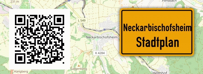 Stadtplan Neckarbischofsheim