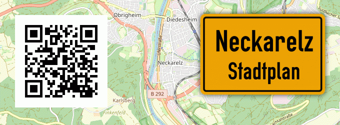 Stadtplan Neckarelz