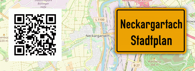 Stadtplan Neckargartach