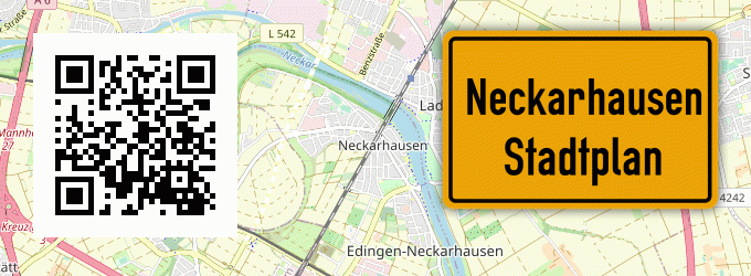 Stadtplan Neckarhausen, Hessen