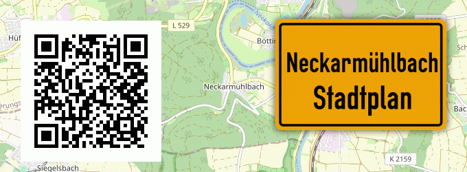 Stadtplan Neckarmühlbach