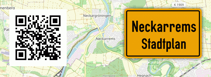 Stadtplan Neckarrems