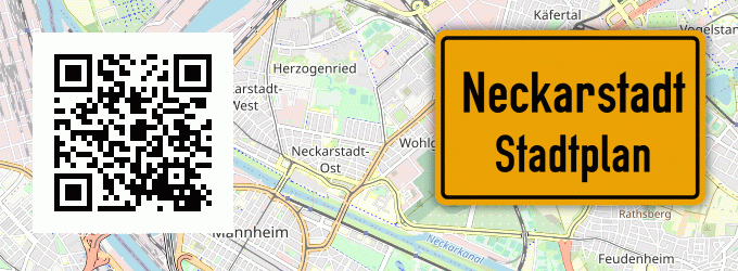 Stadtplan Neckarstadt
