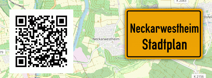 Stadtplan Neckarwestheim