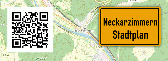 Stadtplan Neckarzimmern