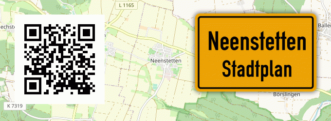 Stadtplan Neenstetten