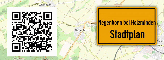 Stadtplan Negenborn bei Holzminden