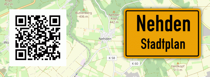 Stadtplan Nehden