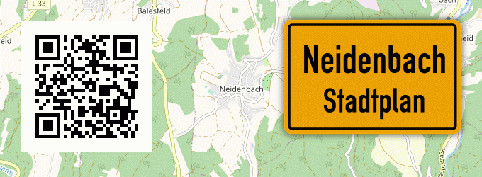 Stadtplan Neidenbach