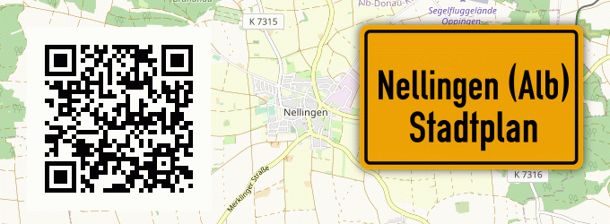Stadtplan Nellingen (Alb)