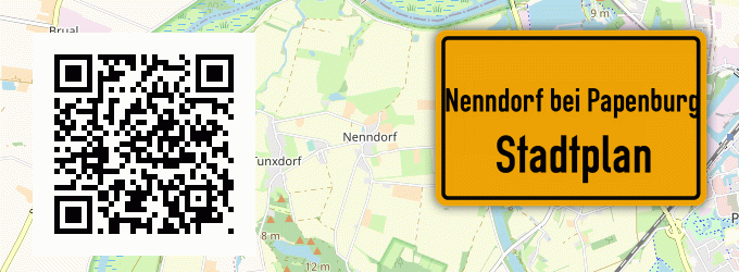 Stadtplan Nenndorf bei Papenburg