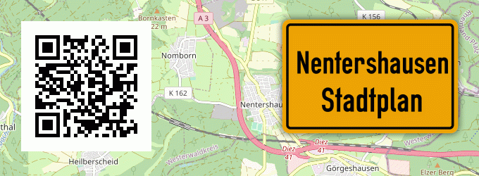 Stadtplan Nentershausen, Westerwald