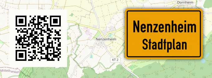 Stadtplan Nenzenheim