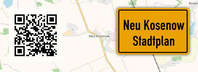 Stadtplan Neu Kosenow