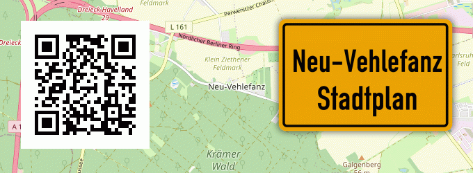 Stadtplan Neu-Vehlefanz
