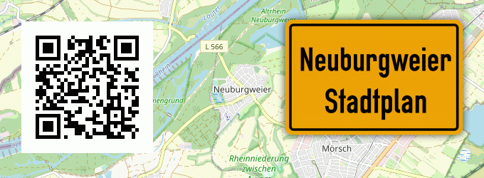 Stadtplan Neuburgweier