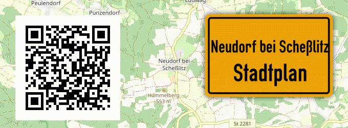 Stadtplan Neudorf bei Scheßlitz