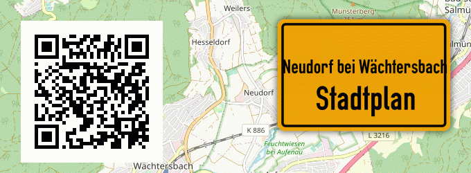 Stadtplan Neudorf bei Wächtersbach
