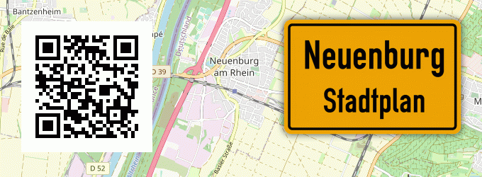 Stadtplan Neuenburg