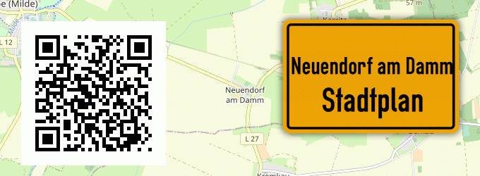 Stadtplan Neuendorf am Damm