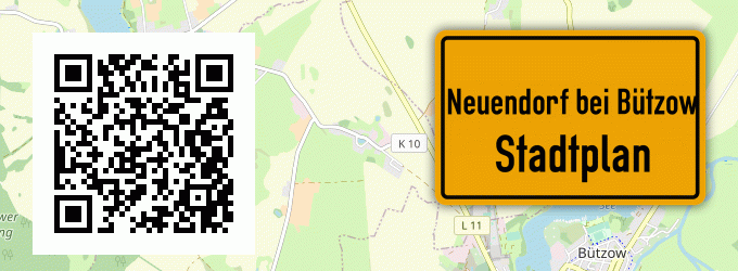 Stadtplan Neuendorf bei Bützow