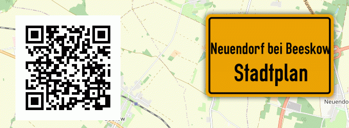 Stadtplan Neuendorf bei Beeskow