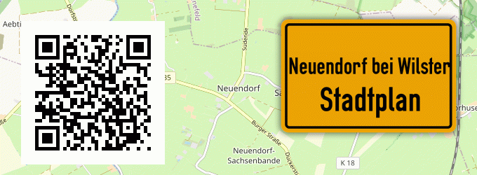 Stadtplan Neuendorf bei Wilster
